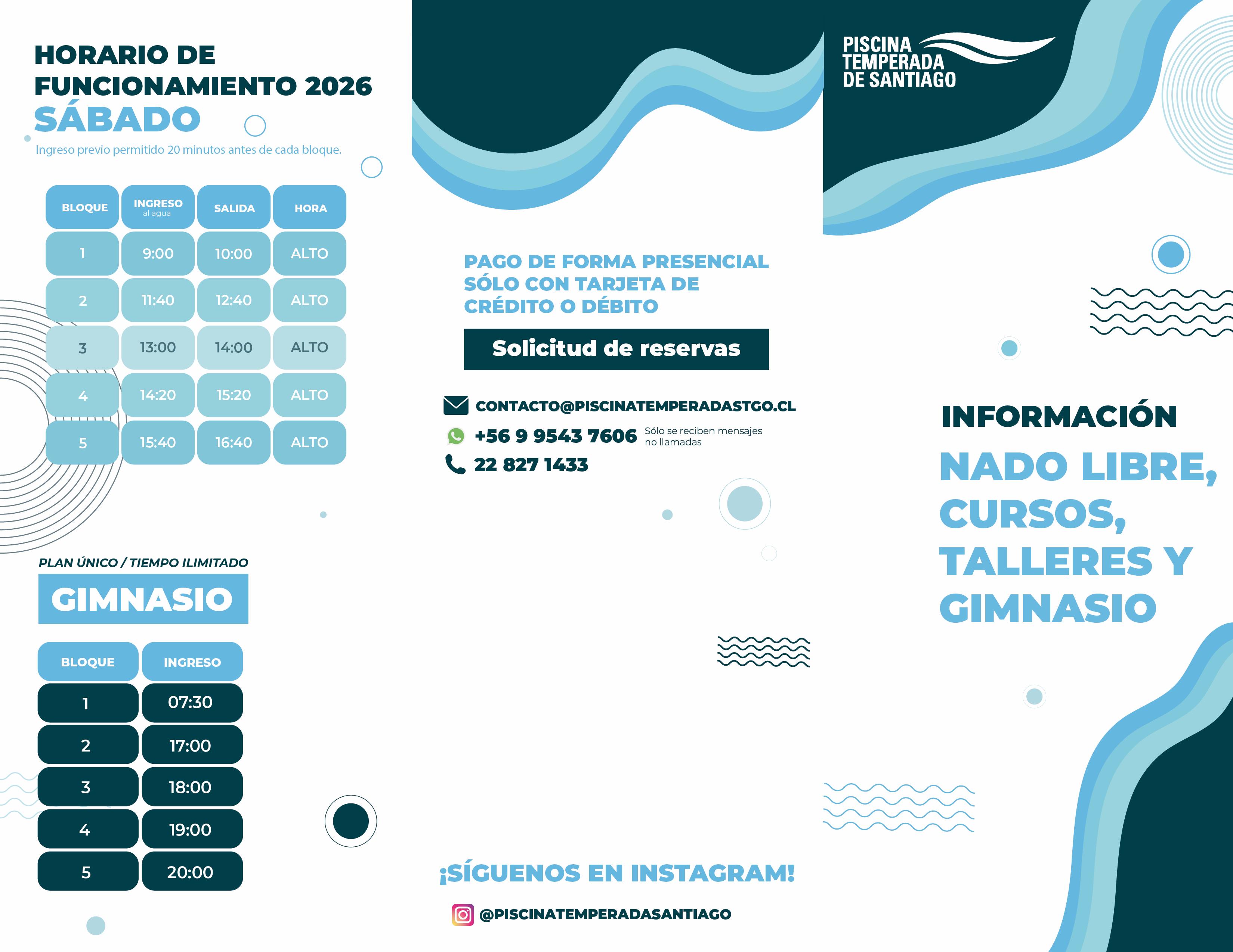 Valores piscina — información 5 de 6